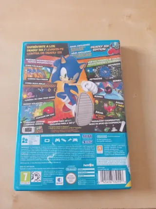 Sonic Lost World Wii U Deadly Six Edition