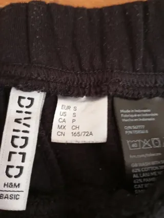 Pantalón chándal negro