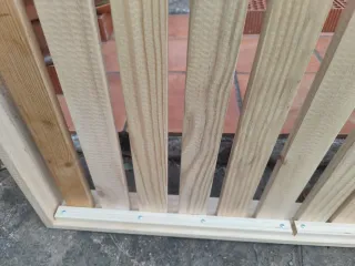 Sommier de madera de pino/ Cama perros grandes +