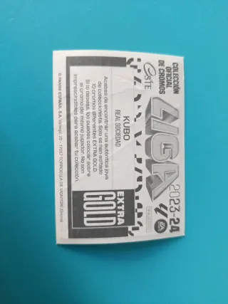 Carta La Liga 23/24 Take Kubo Extra Gold