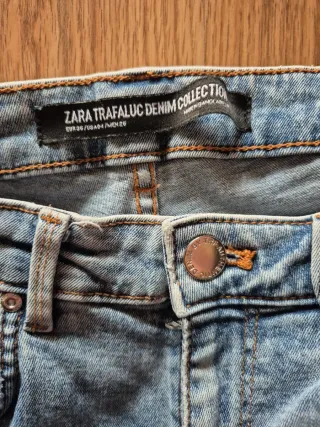 Lote 2 Pantalones Vaqueros Zara/Stradivarius-T.36