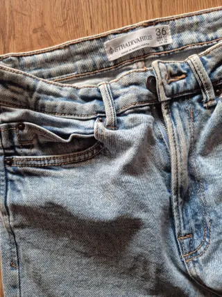 Lote 2 Pantalones Vaqueros Zara/Stradivarius-T.36