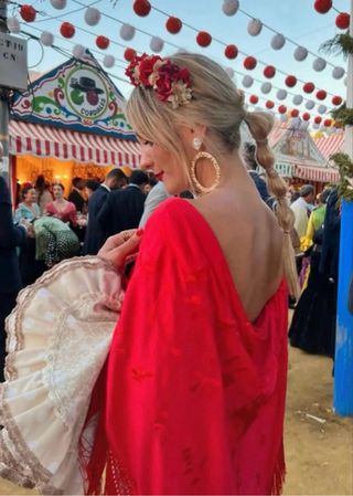 Manton Mantoncillo Rojo