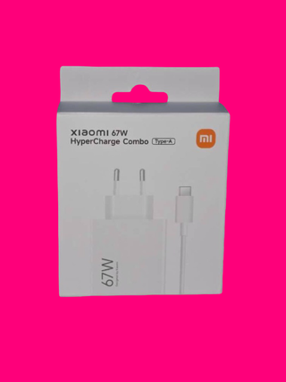 Cargador Xiaomi 67w Original Cable C + Enchufe