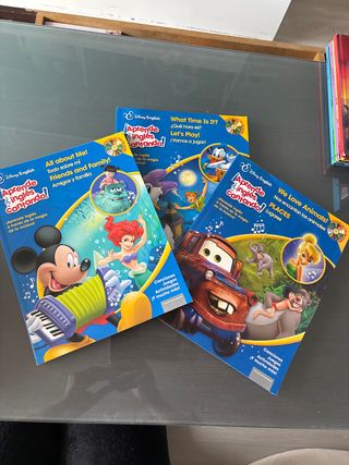 Libros y CDs Aprende Inglés Cantando Disney