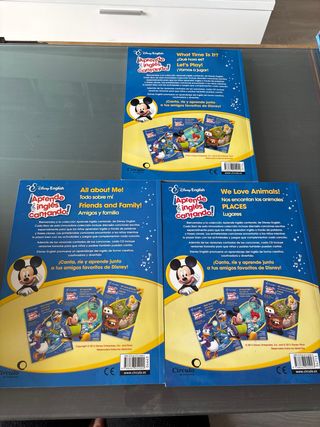 Libros y CDs Aprende Inglés Cantando Disney