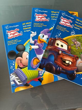 Libros y CDs Aprende Inglés Cantando Disney