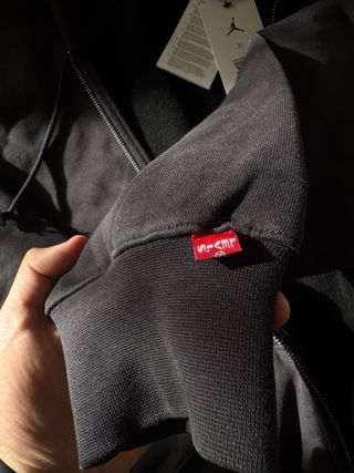 Jordan x Levi's Full Zip Hoodie Cinza/Rosa
