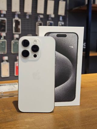 IPHONE 15 PRO 512GB BIANCO 100% BATTERIA