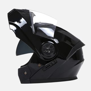 Casco Modular Moto Abatible Doble Visor