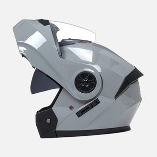 Casco Modular Moto Abatible Doble Visor