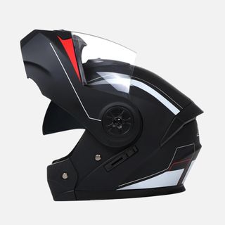 Casco Modular Moto Abatible Doble Visor