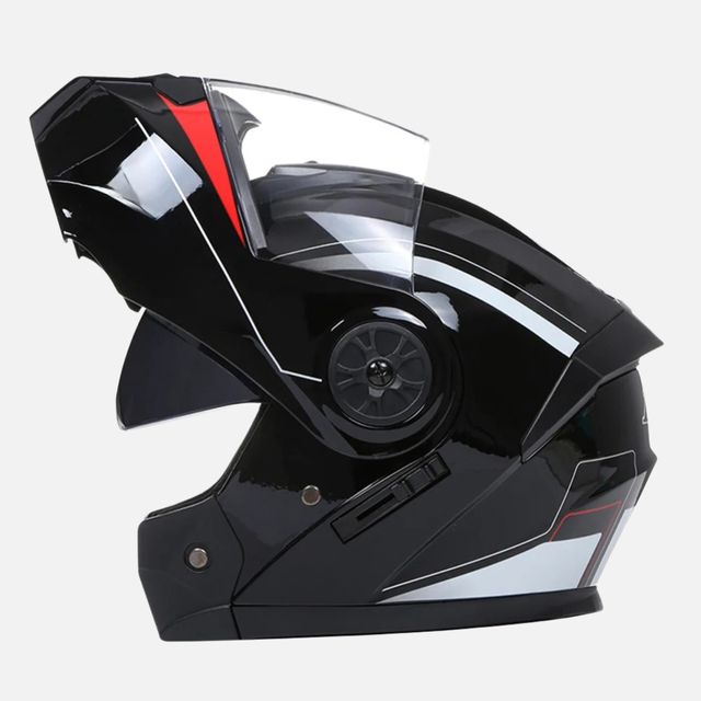 Casco Modular Moto Abatible Doble Visor