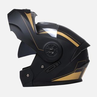 Casco Modular Moto Abatible Doble Visor
