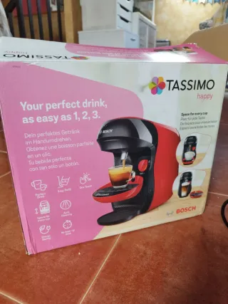Cafetera Tassimo Happy Bosch Roja