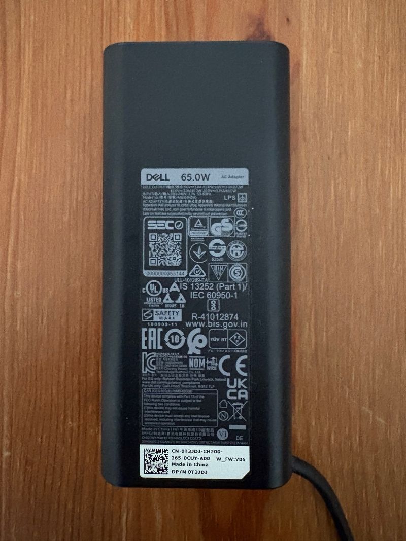 Adaptador AC Dell 65W