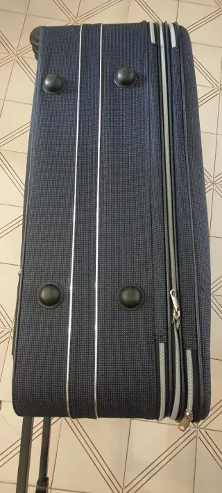 Maleta de viaje grande azul