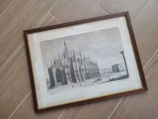 Quadro Milano Duomo Vintage
