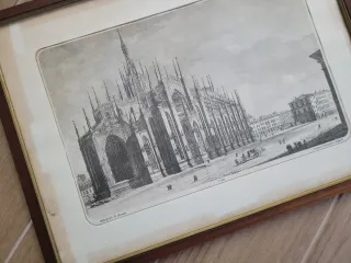 Quadro Milano Duomo Vintage