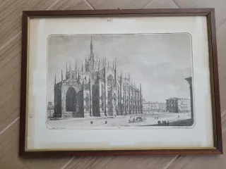 Quadro Milano Duomo Vintage