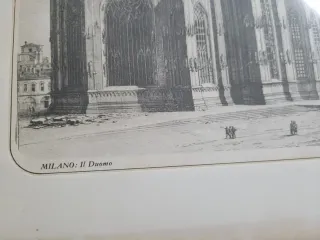 Quadro Milano Duomo Vintage