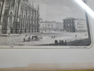 Quadro Milano Duomo Vintage