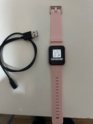 Smartwatch Rosa con Cargador