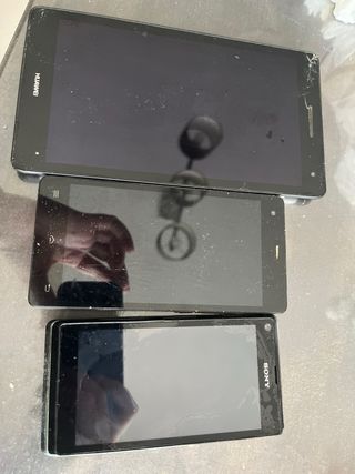 Lote móviles viejos. Para piezas