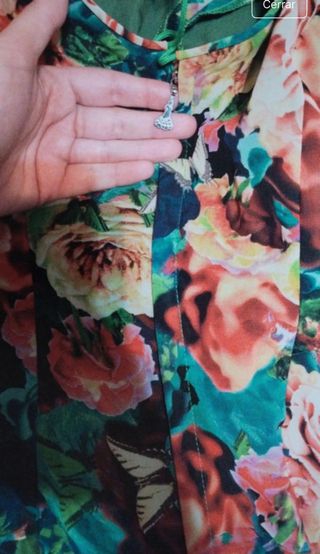 Traje de flamenca floral