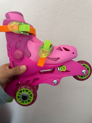 Patines ajustables rosa Talla 25-28 juguetos