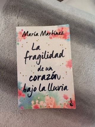 Libro la fragilidad de un corazon bajo la lluvia