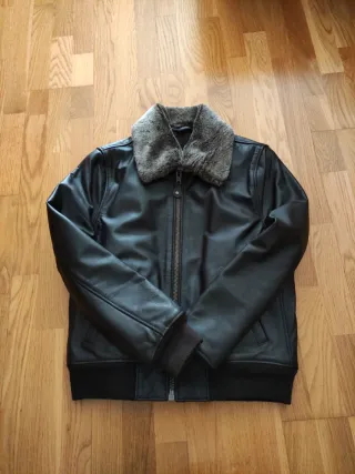 Schott NYC cazadora de cuero tipo aviador