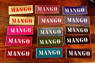 Lote Pegatinas de Mango Años 2000