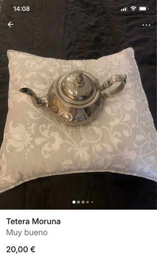 Tetera Moruna repujada