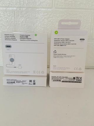 Cargador iPhone Adaptador 20w+MagSafe 15W Original