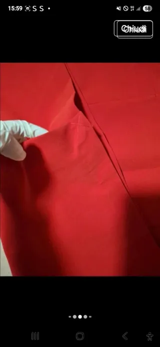 Tubino rosso taglia 48