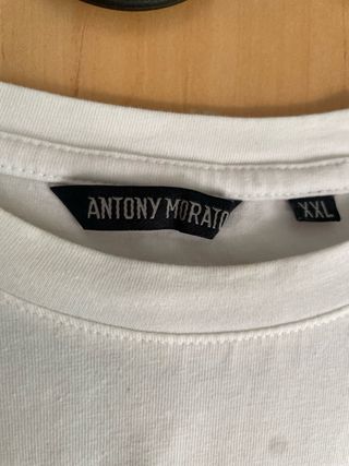 2 Camisetas Antony Morato Blancas y Azul Oscuro