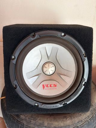 Subwoofer Pioneer VCCS Negro/Plata