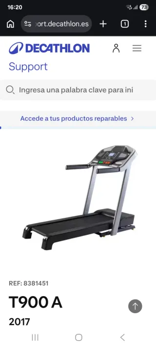 Cinta de correr Domyos T900A