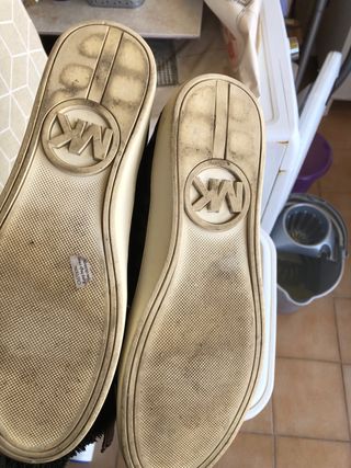 Zapatillas Michael Kors Talla 40 Marrón Dorado