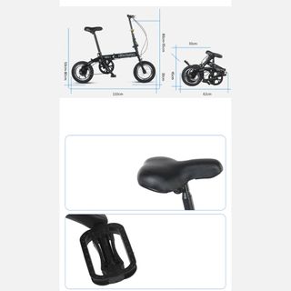 Bicicleta Montaña Plegable 12" Unisex