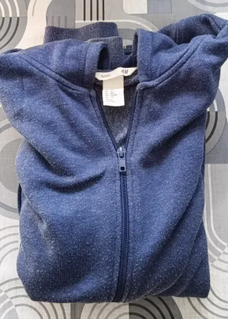 Sudadera H&M azul niño talla 14