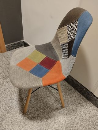Silla Patchwork Diseño Moderno