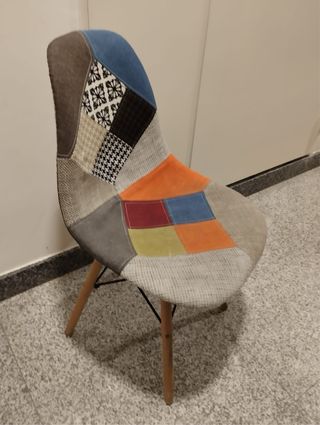 Silla Patchwork Diseño Moderno