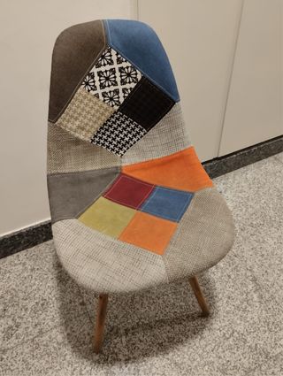 Silla Patchwork Diseño Moderno