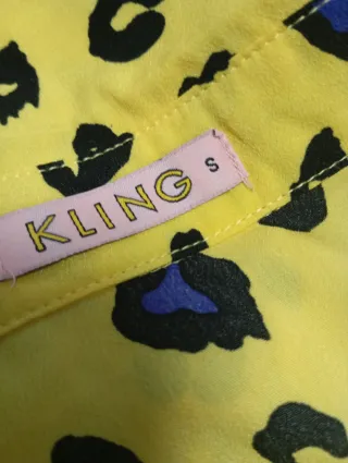 Vestido Kling Leopardo Amarillo