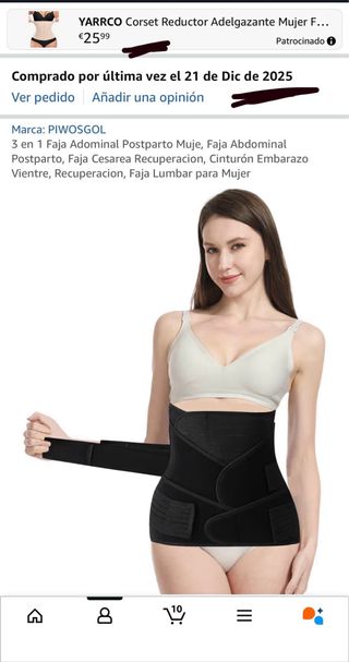 Faja Postparto Negra