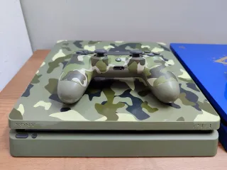 Ps4 Slim 1TB Camuflaje y Azul