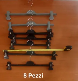 Kit 60 Pezzi Grucce Appendiabiti Varie Forme