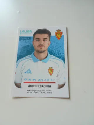 Cromo LaLiga Panini Aguirregabiria